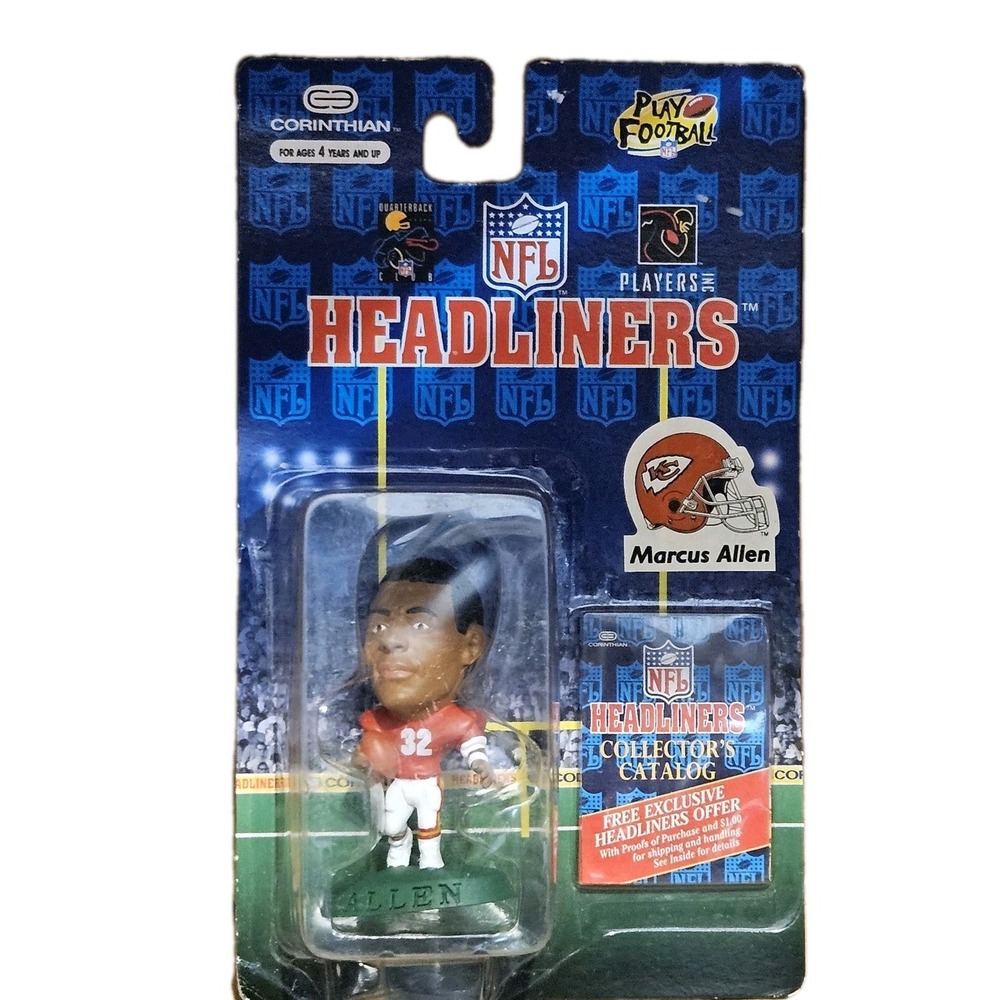 VTG Marcus Allen Kansas‎ City Chiefs 1996 Corinthian Headliners NFL  Football
